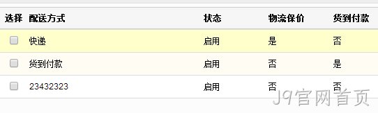 商城网站配送方式