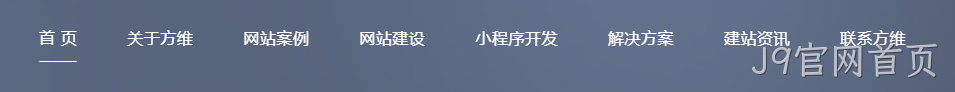 网站建设公司导航设计